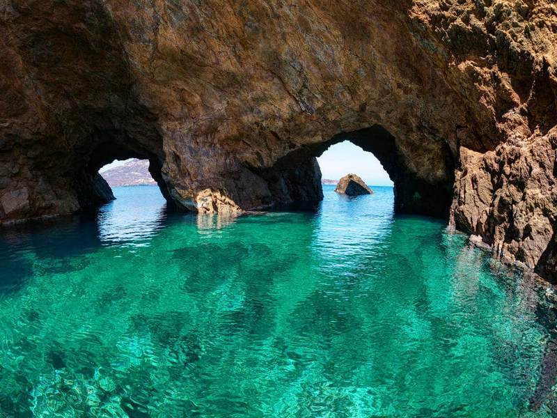 Mykonos South Coast Boat Cruise, and Dragonisi Caverns